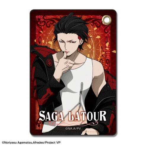 『ヴィジュアルプリズン』レザーパスケース デザイン05(サガ・ラトゥール)