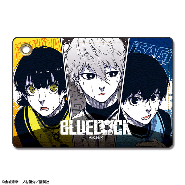 『ブルーロック』レザーパスケース デザイン09(集合)