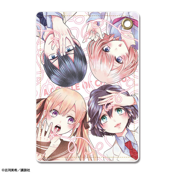 『カッコウの許嫁』レザーパスケース デザイン07(集合)