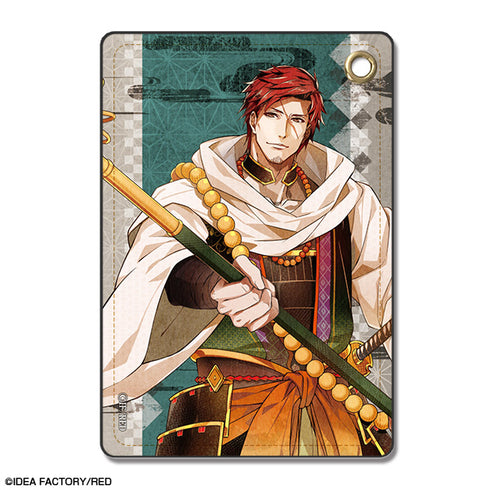 『ビルシャナ戦姫 ~源平飛花夢想~』レザーパスケース デザイン05(武蔵坊弁慶)