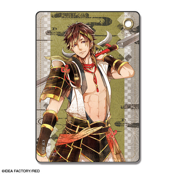 『ビルシャナ戦姫 ~源平飛花夢想~』レザーパスケース デザイン09(佐藤忠信)