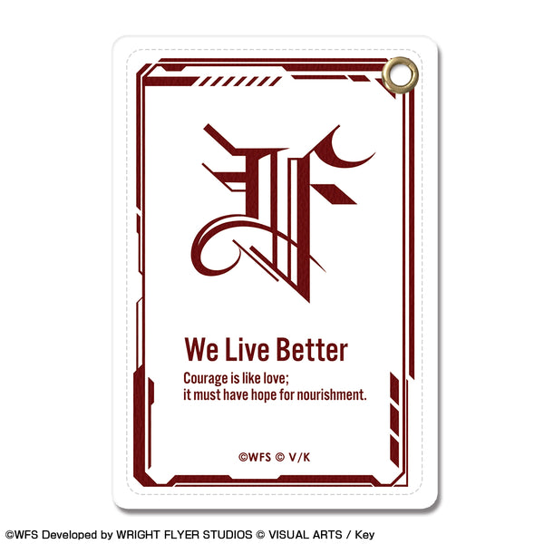 『ヘブンバーンズレッド』レザーパスケース デザイン13(第31F部隊ロゴ)