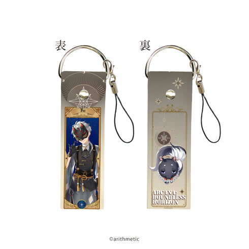 "Arcana of Sleep and the Boundary" Large Leather Strap 08/Man with a Fox Mask (Official Illustration)