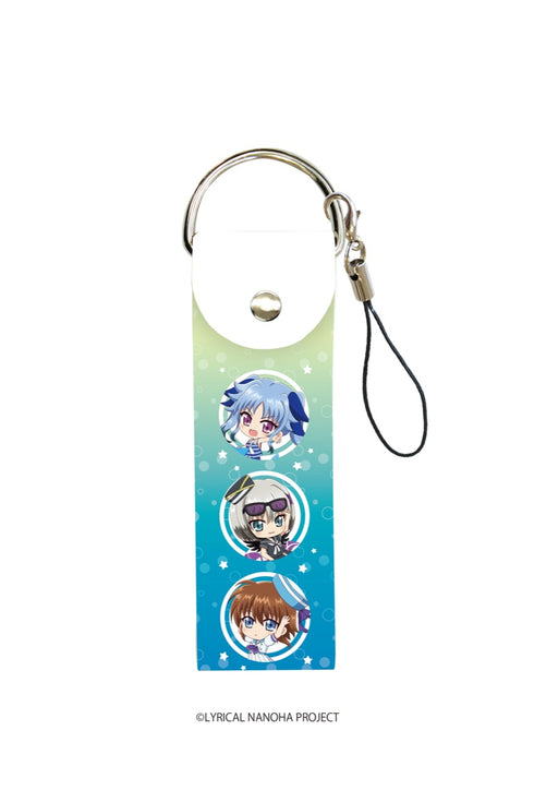 『魔法少女リリカルなのは』ビッグレザーストラップ 03/レヴィ&ディアーチェ&シュテル マリンver.(ミニキャラ)