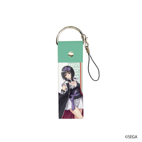 『シャイニング・ブレイド』ビッグレザーストラップ 01/サクヤ&ユキヒメ