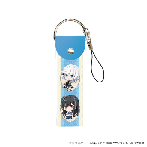 『探偵はもう、死んでいる。』ビッグレザーストラップ 01/シエスタ&夏凪渚(ミニキャラ)