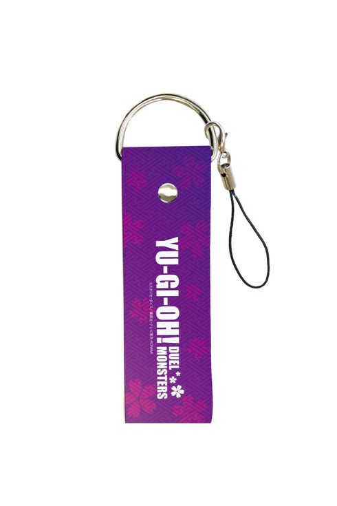 「遊☆戯☆王デュエルモンスターズ」ビッグレザーストラップ01/闇遊戯&ブラックマジシャン&ブラックマジシャンガール(ミニキャラ)