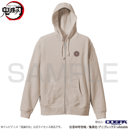 『鬼滅の刃』竈門禰豆子 ジップパーカー SAND BEIGE