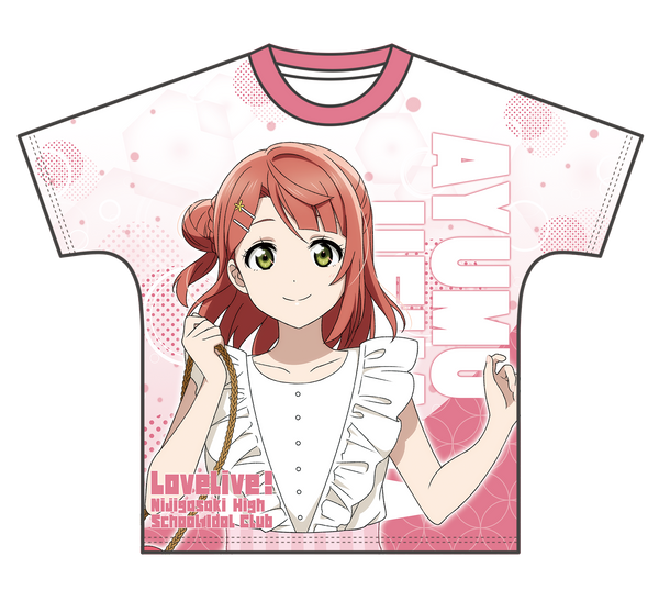 『ラブライブ!虹ヶ咲学園スクールアイドル同好会』フルグラフィックTシャツ/夏服 上原歩夢