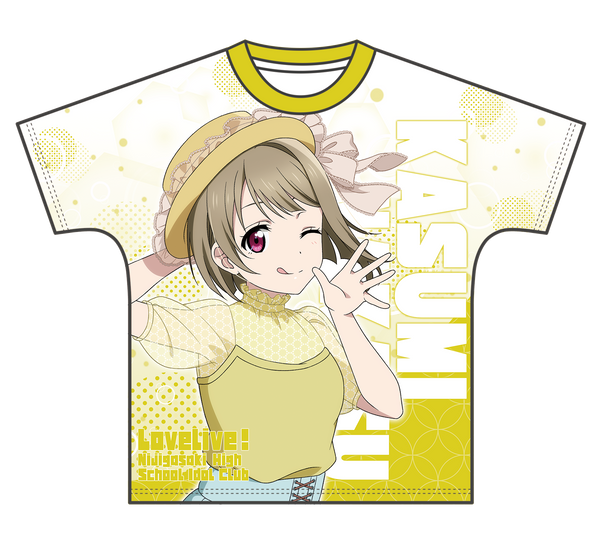 『ラブライブ!虹ヶ咲学園スクールアイドル同好会』フルグラフィックTシャツ/夏服 中須かすみ