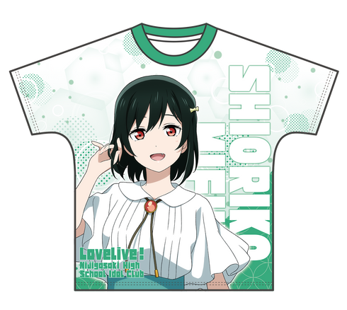 『ラブライブ!虹ヶ咲学園スクールアイドル同好会』フルグラフィックTシャツ/夏服 三船栞子