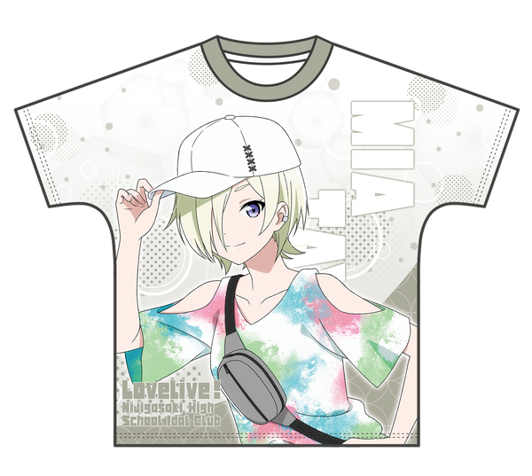 『ラブライブ!虹ヶ咲学園スクールアイドル同好会』フルグラフィックTシャツ/夏服 ミア・テイラー