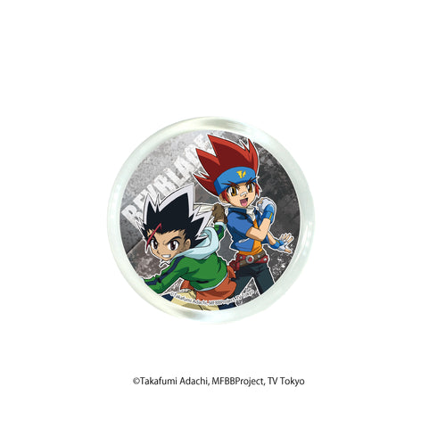 『メタルファイト ベイブレード 爆』マルキャラマグネット 02/鋼 銀河&角谷 正宗