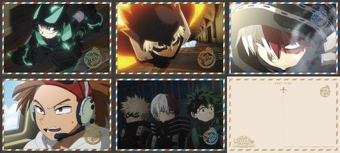 『僕のヒーローアカデミア THE MOVIE ワールド ヒーローズミッション』エアメール風ポストカードセット/A