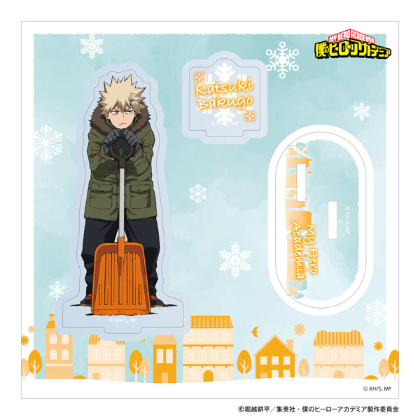 『僕のヒーローアカデミア』アクリルスタンド/爆豪勝己 雪かき