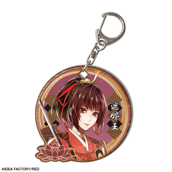 "Bishana Senki: Genpei Hika Musou" Wooden Keychain, Design 01 (Shana-ō)