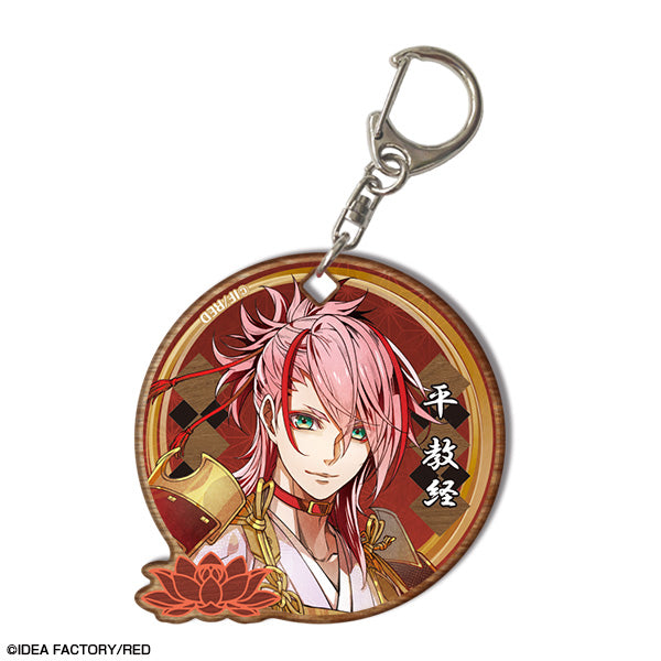 『ビルシャナ戦姫 ~源平飛花夢想~』木製キーホルダー デザイン04(平教経)