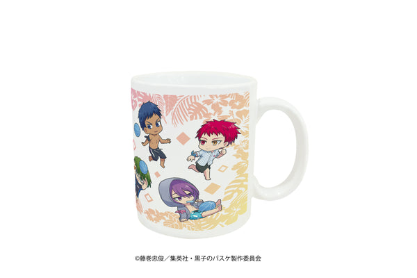 『黒子のバスケ』マグカップ(フルカラー) 01/キセキの世代&火神大我 ビーチバスケver. (ミニキャラ)