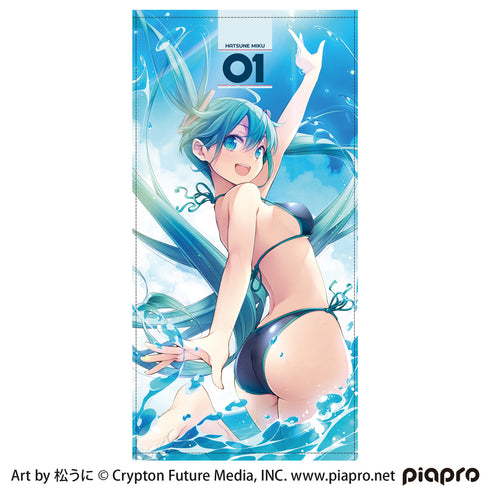 『初音ミク』 120cmビッグタオル 松うに Ver.