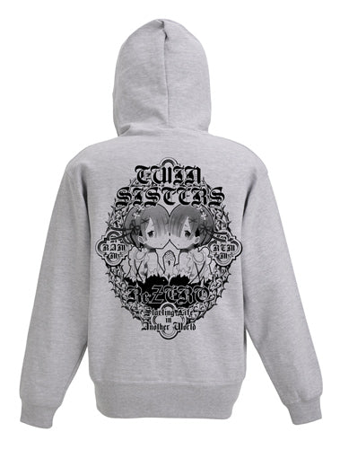 『Re:ゼロから始める異世界生活』双子のレム&ラム ジップパーカー