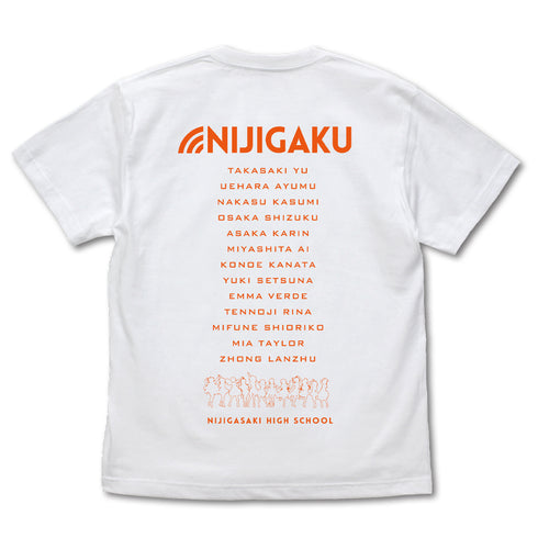 『ラブライブ!虹ヶ咲学園スクールアイドル同好会』虹ヶ咲学園スクールアイドル同好会 Tシャツ/WHITE