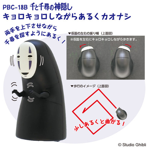 『ジブリ 千と千尋の神隠し』プルバックコレクション キョロキョロしながら歩くカオナシ PBC-18B