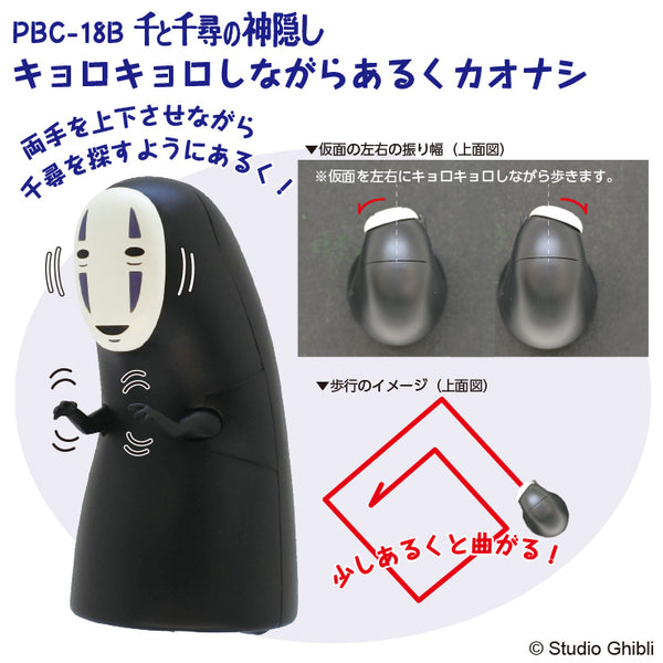『ジブリ 千と千尋の神隠し』プルバックコレクション キョロキョロしながら歩くカオナシ PBC-18B