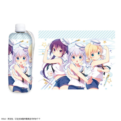 『ご注文はうさぎですか??』 ペットボトルホルダー デザイン01(チノ&リゼ&シャロ)