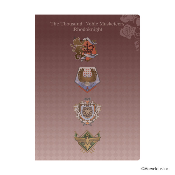 『千銃士:Rhodoknight』プレミアムポストカードホルダー 01/国章デザイン