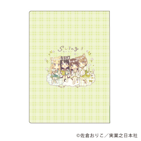 『すいんぐ‼』プレミアムポストカードホルダー01/はるか&冬姫&夏陽&楓
