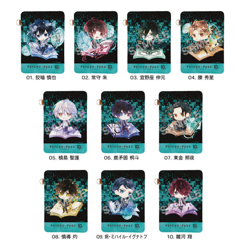 "PSYCHO-PASS" Character Art Leather Pass Case 07: Sakuya Togane