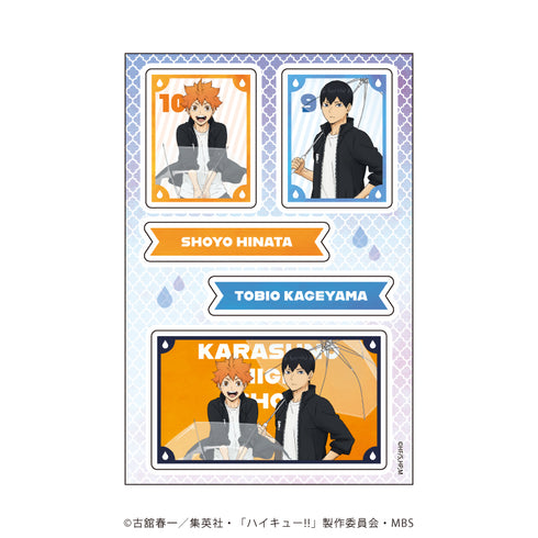 『ハイキュー!!』PETANTシール 01/日向翔陽&影山飛雄 レインver.