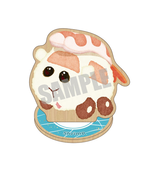 『PUI PUI モルカー DRIVING SCHOOL』ウッドスタンド 寿司モルカー (いくら)