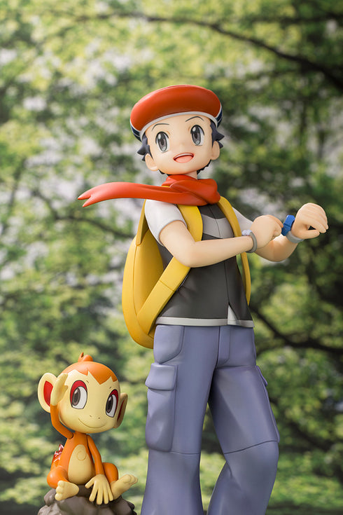 『ポケットモンスターシリーズ』ARTFX J PVC塗装済み完成品フィギュア コウキ with ヒコザル