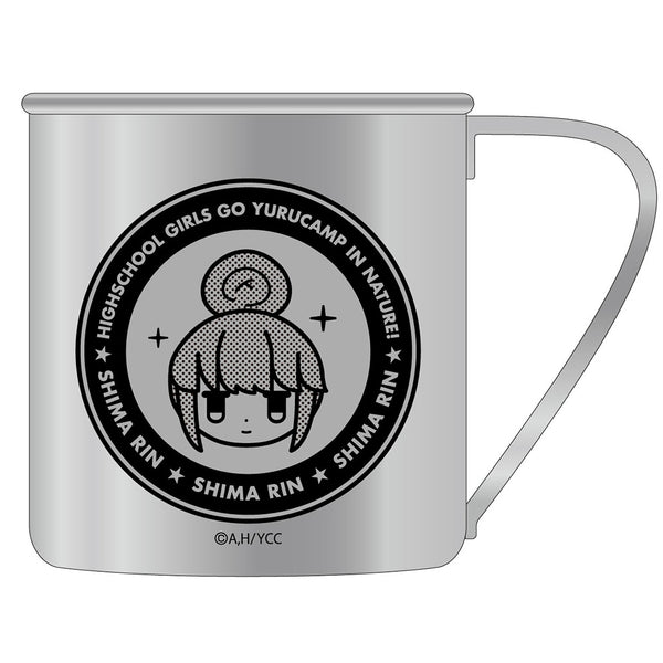 『ゆるキャン△』志摩リンの顔 ステンレスマグカップ Ver2.0
