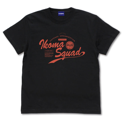 『ワールドトリガー』生駒隊 Tシャツ/BLACK