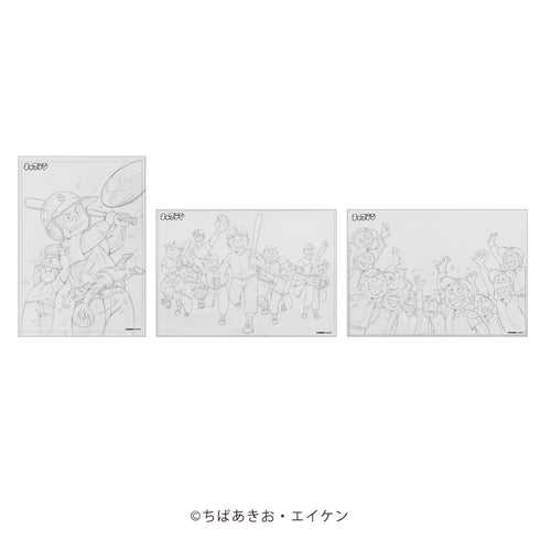 『キャプテン』REPLICA GENGA 3枚セット 01/キャラクター原画