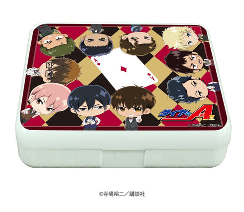 『ダイヤのA actⅡ』小物ケース(ラムネ付き) 01/トランプver. 集合デザイン(ミニキャラ)