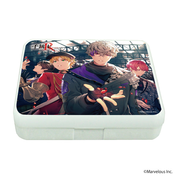 『千銃士:Rhodoknight』小物ケース(ラムネ付き) 01/マークス&ライク・ツー&ジョージ&十手