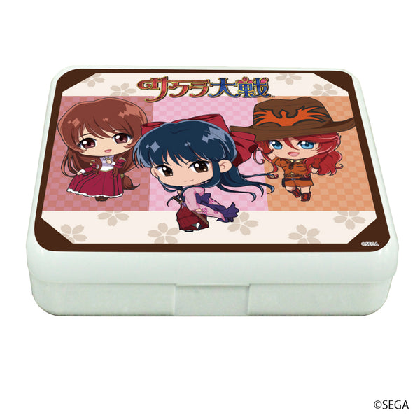 『サクラ大戦』小物ケース(ラムネ付き) 01/さくら&エリカ&ジェミニ(ミニキャラ)