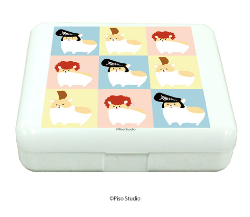 『ヤンキーハムスター』小物ケース(ラムネ付き) 01/リーゼント&モヒカン&後輩