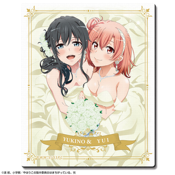 『やはり俺の青春ラブコメはまちがっている。完』ラバーマウスパッド デザイン03(雪ノ下雪乃&由比ヶ浜結衣/B)