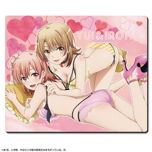 『やはり俺の青春ラブコメはまちがっている。完』ラバーマウスパッド デザイン08(由比ヶ浜結衣&一色いろは)