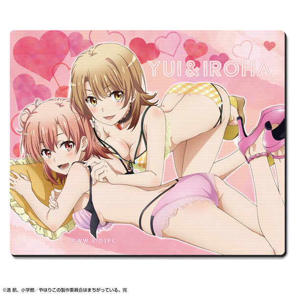 『やはり俺の青春ラブコメはまちがっている。完』ラバーマウスパッド デザイン08(由比ヶ浜結衣&一色いろは)
