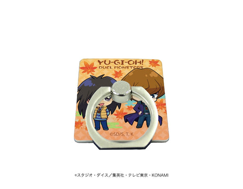 『遊☆戯☆王デュエルモンスターズ』スマキャラリング 02/ 海馬瀬人&海馬モクバ 紅葉ver. (ミニキャラ)