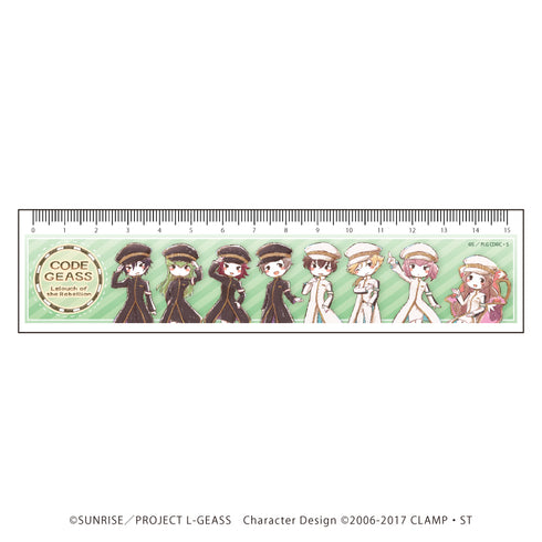 『コードギアス 反逆のルルーシュ』定規15㎝ 01/集合デザイン 駅員ver.(グラフアート)