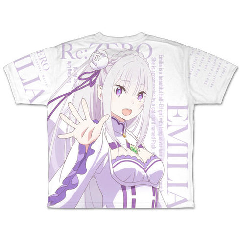 『Re:ゼロから始める異世界生活』エミリア 両面フルグラフィックTシャツ