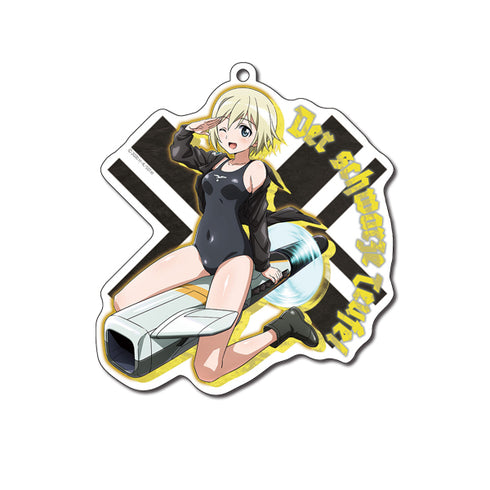 『ストライクウィッチーズ ROAD to BERLIN』描き下ろしアクリルキーホルダー 描き下ろしアクリルキーホルダー エーリカ・ハルトマン