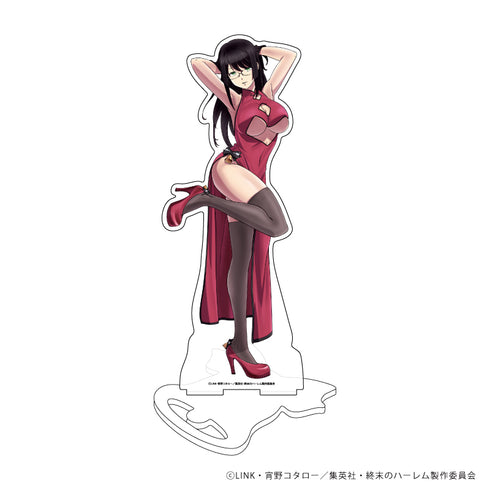 『終末のハーレム』デカキャラアクリルフィギュア 02/クリスマスver.羽生柚希(描き下ろし)