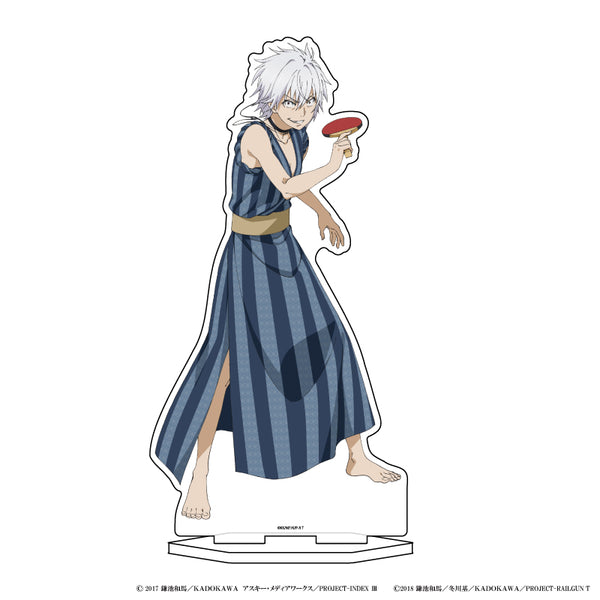 『とあるシリーズ』デカキャラアクリルフィギュア 01/アクセラレータ 温泉ver.(描き下ろし)